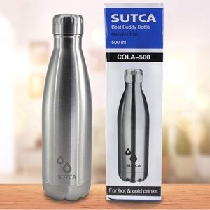 Sutca stainless steel hot or cold bottle NIB